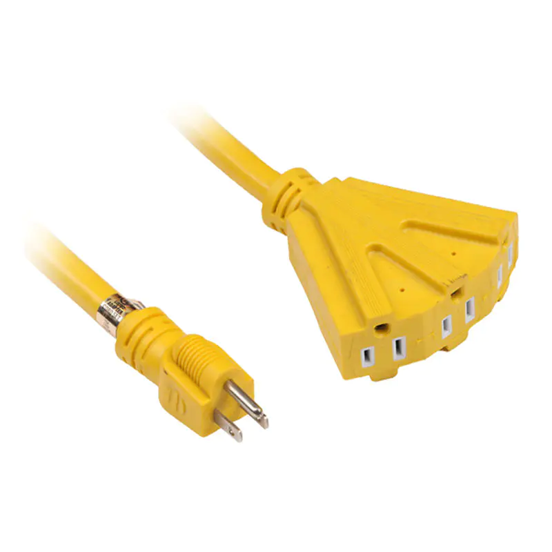 Gravis-Officium US Plug Extensio Funiculi cum 3 decursibus FP-674, FP-678