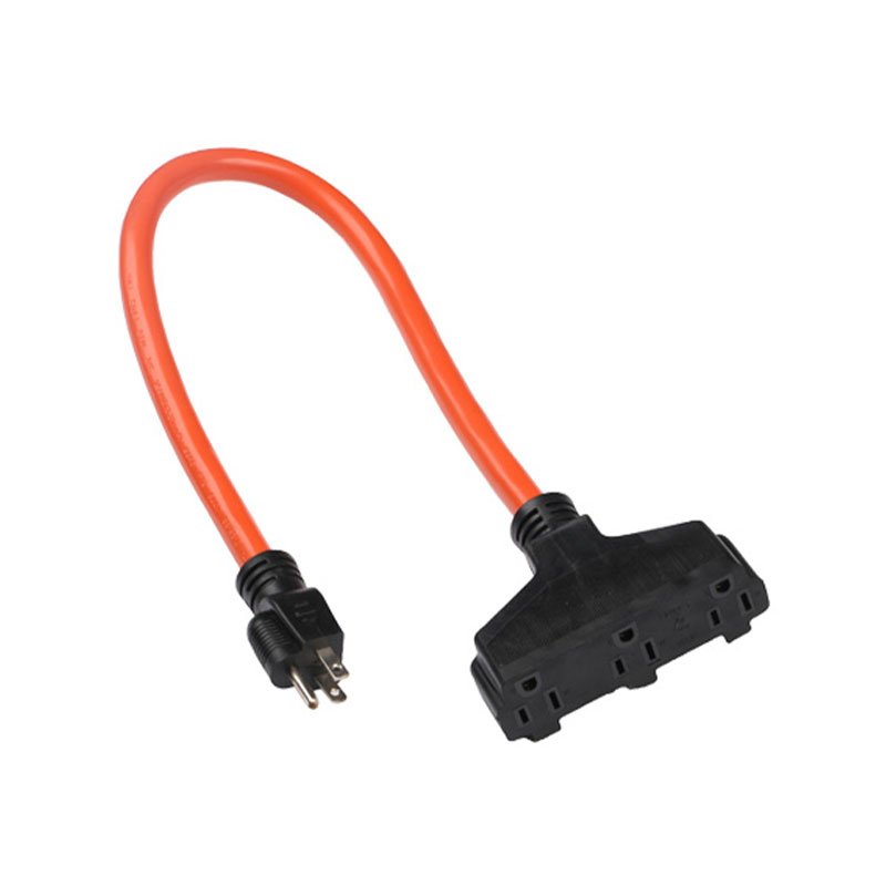Gravis-Officium US Plug Extensio Funiculi cum 3 decursibus FP-674, FP-678