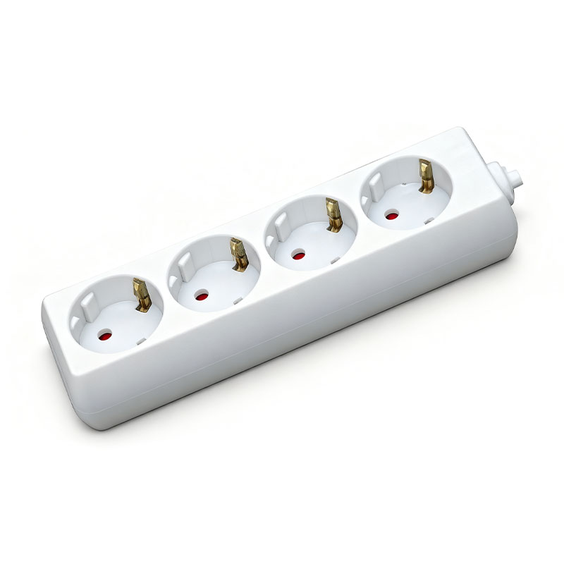 EU Schuko Retractable Extensio Socket Power habena cum Rocker Switch