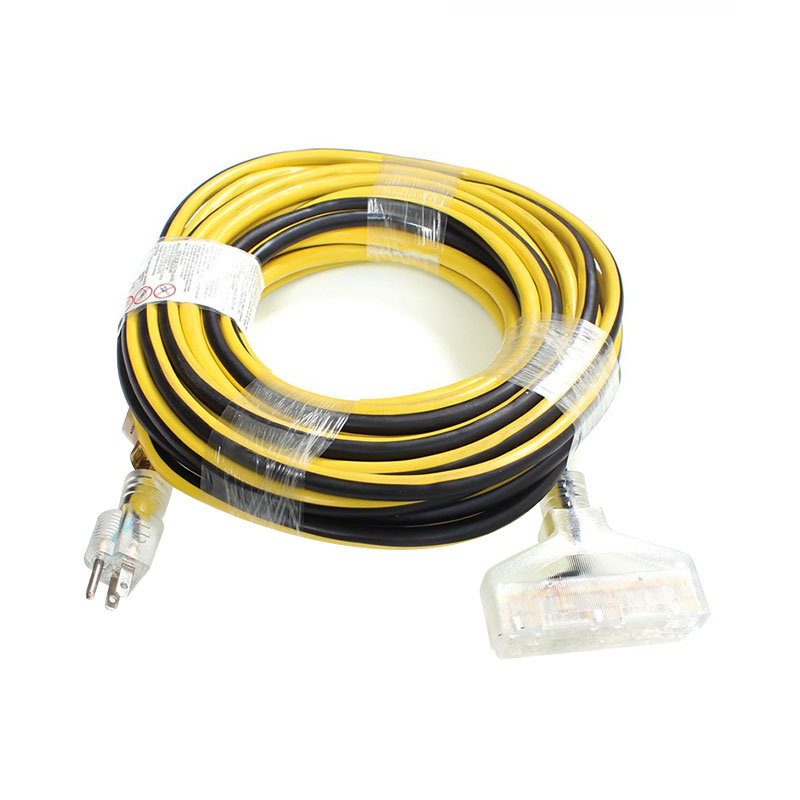 Gravis Officium Multi-Outlet Transparens Connectors Extensio Funiculi FP-676, FP-682